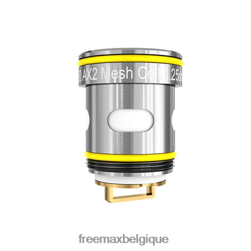 Freemax Vape Kit - FreeMAX bobine de maille ax2 NBZ20X258 ss-jaune